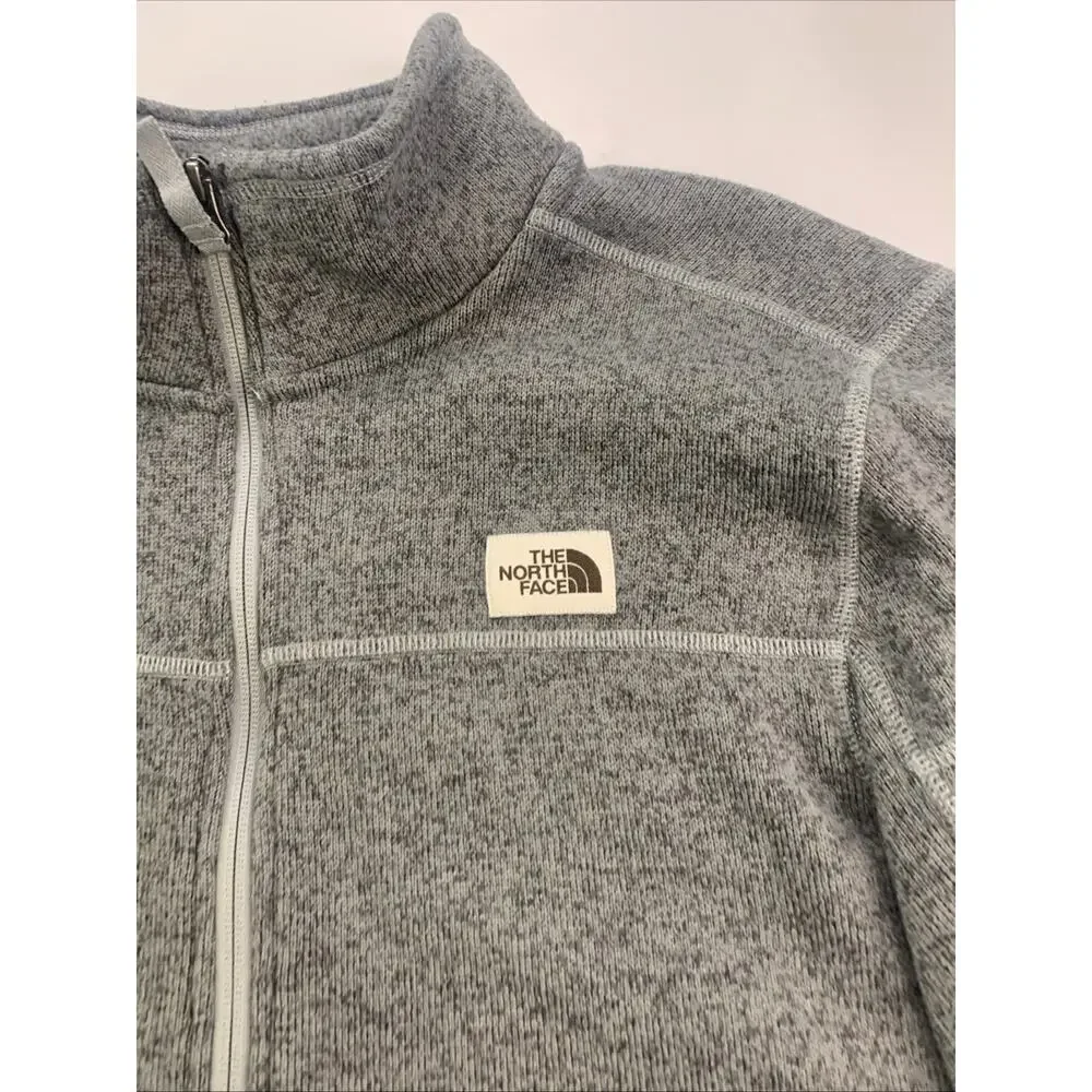 The North Face Quarter Zip Fleece Pullover Men’s Large Gray Outdoor Jacket